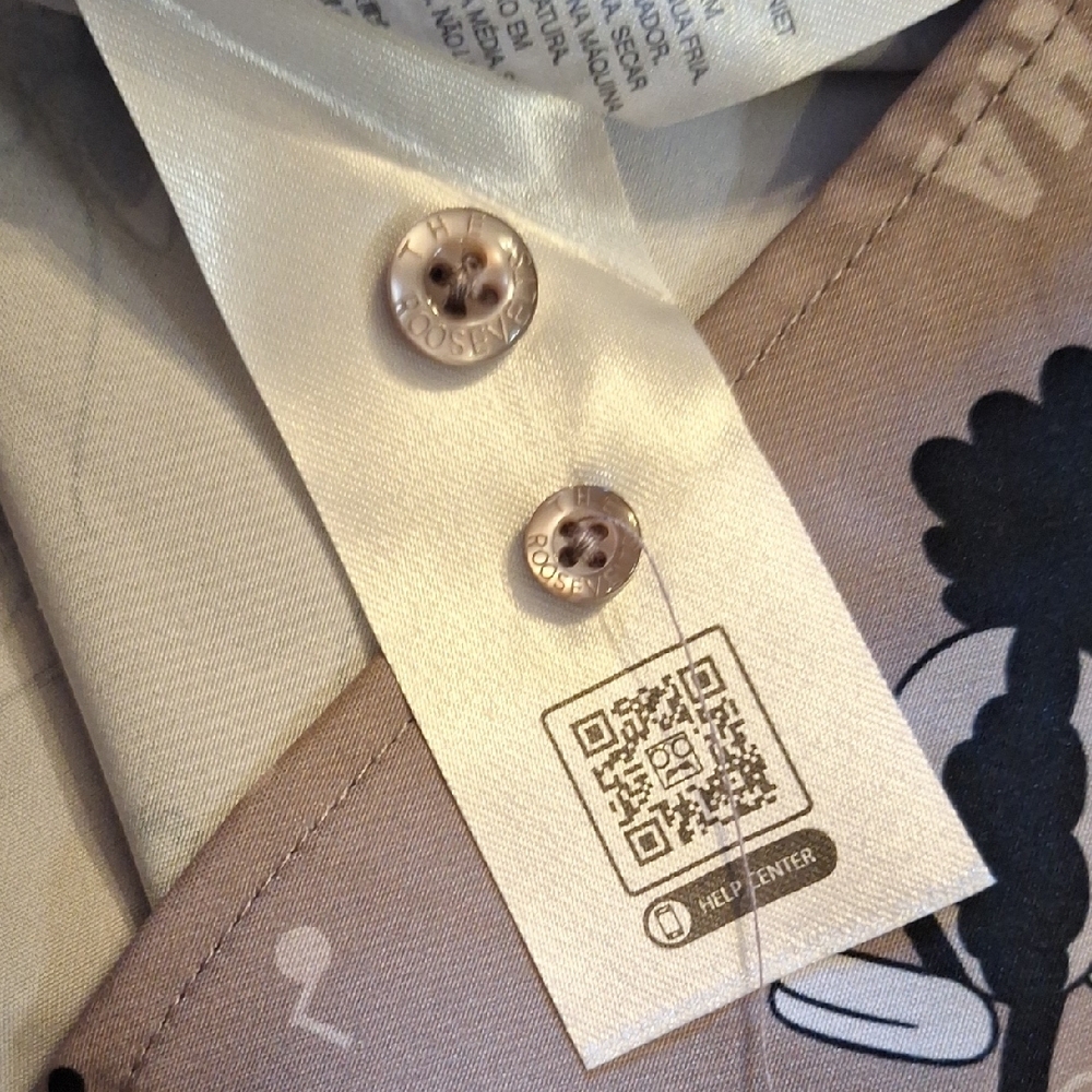 RSVLTS Men's Gray Mickey Mouse Casual Shirt - Picture 5 of 7